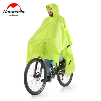 Naturehike 업그레이드 옥외 판초 매우 가벼운 등산을 하이킹 비옷 3 1 자전거 휴대용 가방이 비옷