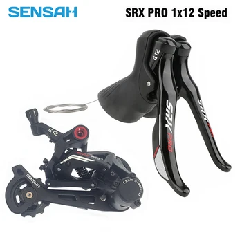 SENSAH SRX1x12 속도로 자전거 조작 버튼 12V 프터 트리거 레버 및 후면 지정 그룹,그룹에 대한 자갈-자전거에 사이클로 크로스