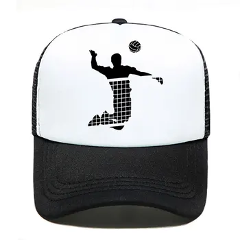 남자 여자 남녀 야구 모자 Volleyballer 옥외 모자 조정가능한 스포츠 모자 모자
