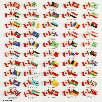 캐나다의 우정 플래그 배지 Flag Pin 브로치