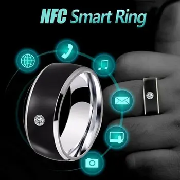 NFC 스마트 손가락 반지를 착용한 지능형 안드로이드 전화를 연결 장비 반지 패션