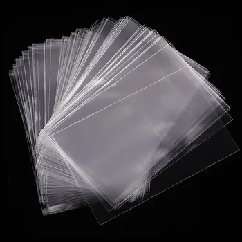 50/100 명확한 카드는 보호 커버 플라스틱 홀더 OPP 포장 부대를 위한 ID 카드는 카드 소지자의 보석 패킹을 당 사탕 부대