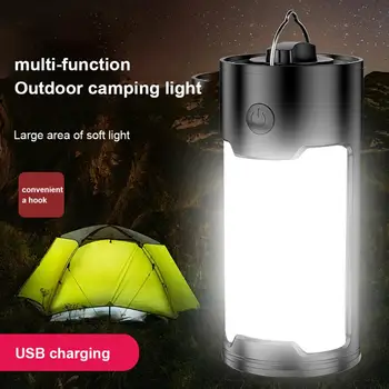 거 텐트 램프 옥외 정원을 위한 하이킹 비상등 휴대용 텐트 램프 손전등에 대한 캠핑 18650 야영 빛 Led