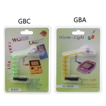 2023 새로운 Compatibl 와 Gameboy 색상 GBC GBP 콘솔,Worm 화면 빛 Led 조명 밤 램프를 위한 게임에 대한 사전 Gba
