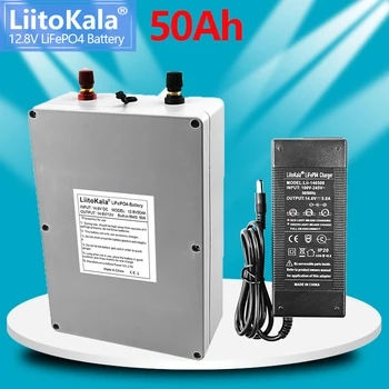 LiitoKala32700Lifepo4 배터리 팩 4S7P12.8V50Ah 가진 4S100A BMS 전기 보트 중단 전원 공급 장치 12V
