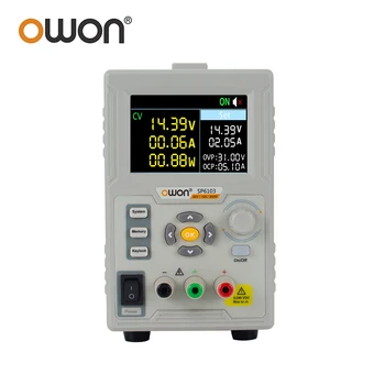 OWON SP6103 60V10A300W DC 정전압 현재 10mV/1mA4 인치 디스플레 RS232SCPI CC CV 스위칭 규제되는 전원 공급 장치