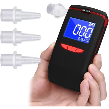 디지털 방식으로 LCD 숨 Tester 반도체 센서 휴대용 숨을 알코올 테스터 드라이버에 대한 자동 전원 끄기 소리 경보기 불