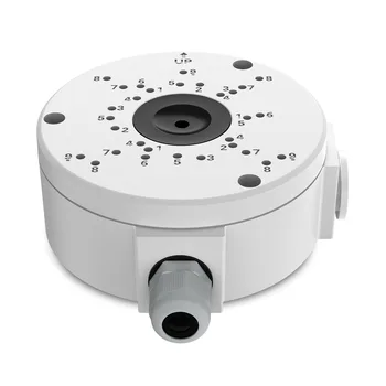 Hiseeu CCTV 카메라의 접속점 상자 방수 액세서리베이스에 대한 백색 알루미늄 합금 DZI 탄 원