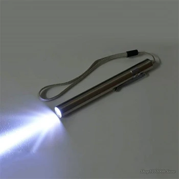 미니 LED 손전등 휴대용 펜 스타일 의사에 의해 사용되는 재충전용 가 손전등 usb 되어 알루미늄 백색/온난한 빛