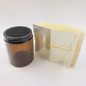 500X PVC 열수축 필름 가방 송풍기 가열 밀봉 플랫 입 투명한 플라스틱 가방을 열 수축 얼굴을 위해 적당한 크림 초 Jar