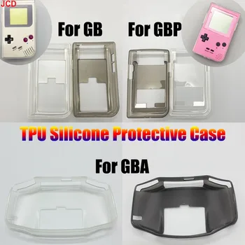1pc TPU 보호 쉘 투명한 케이스 덮개를 위한 GBA GBP GB 보호를 위한 명확한 덮개를 보이 부드러운 실리콘 크리스탈 Shell