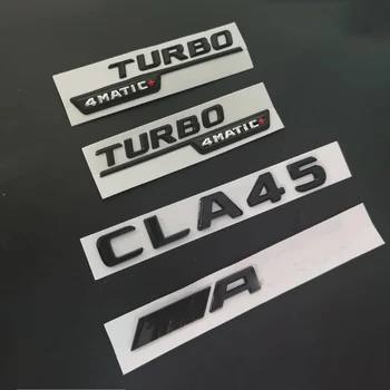 Chrome 블랙 문자 CLA45S 트렁크 배지 긴 S 의 상징 Stikcer 에 대한 W117X117C117CLA45S CLA45S2017+
