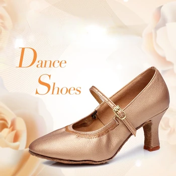 새로운 브랜드는 여성은 현대 무용 신발 여자 춤추는 신발을 고 굽 볼룸은 라틴어 춤 여성 신발 3CM5CM7CM 힐