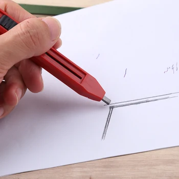 기계적 목수 연필을 설정 목공 DIY 건축 목공예 스케치 표시 그리기 도구로 설정 리필
