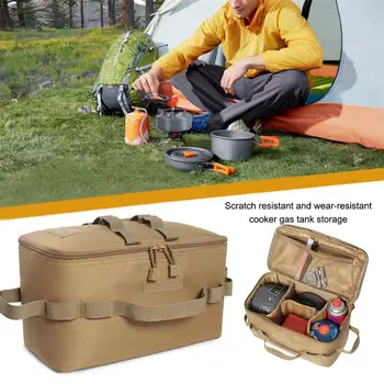 야외 캠핑 가스 탱크 스토리지 가방 대용량 땅에 못 가방 가스 용기 피크닉 조리 도구 키트 구성 요리 용품