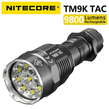 NITECORE TM9K 탕 9800 루멘 강한 빛 전술상 플래쉬 등,내장 배터리(non-removable),사용 C-형 USB 충전