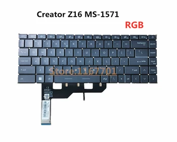 새로운 본래 휴대용 퍼스널 컴퓨터리/RU/SP RGB/키마다 역광선 키보드를 위한 MSI Creator Z16A11UEK A11UET A12Ux MS-1571V194222BK V203022AK