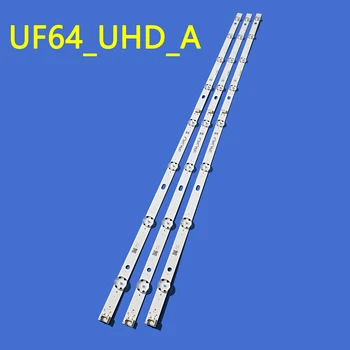 3pcs/set LED 백라이트 스트립을 위한 LIG UF64_UHD_A43UH603V43UH610V43UF6407HC430DGN43UF6409 43UH6030 43UF640 43UF640V43LH604V
