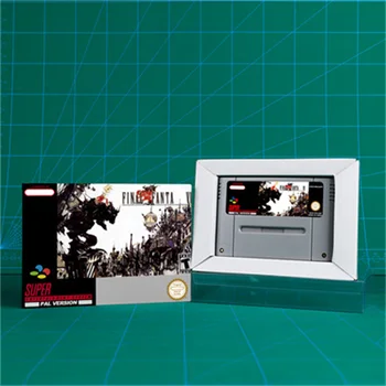 최종 게임 판타지 VI6EUR 버전 RPG 게임 카드 건전지 저장 소매 상자