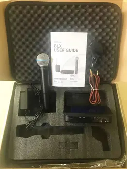 무료배송 최고 품질의 BLX4,BLX24,BLX24/58 무선 음성 마이크 UHF 시스템 Kit 휴대용 마이크에 대한 노래방에서 뜨거운 판매