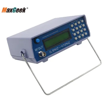 Maxgeek0.5Mhz-470Mhz RF 신호 발생기 미터 시험 장비를 위한 FM 라디오 워키토키 디버그
