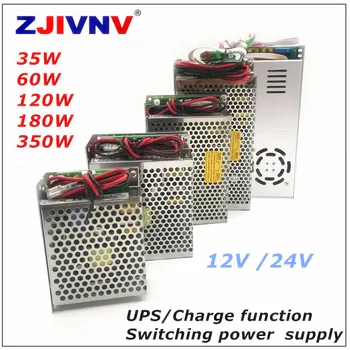 12V24V UPS 충전 기능 엇바꾸기 전력 공급 범용 35W60W120W180W350W13.8V27.6V 배터리를 충전하 모니터링