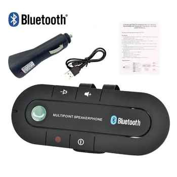 다중 스피커폰 무선 자동차 키트 Handfree Bluetooth 호환기 키트 MP3 플레이어 핸즈프리 음악 플레이어 홈