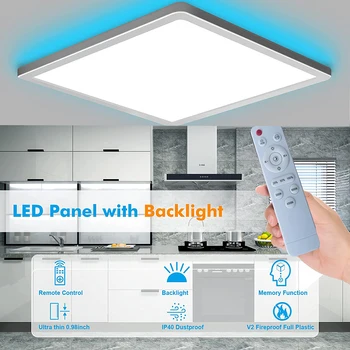 LED 천장 램프 Flushbonading 실내 점화를 현대적인 위원회 천장 빛을 가진 원격 제어 거실을 위한 침실에 욕실