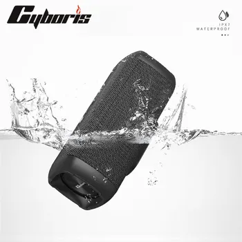 Cyboris S6 60W 무선 BT5.0 스피커 360°둘러싸고 8D 사운드 효과 우수한 고음/베이스 스피커 IPX7 들을 지원 USB/TF