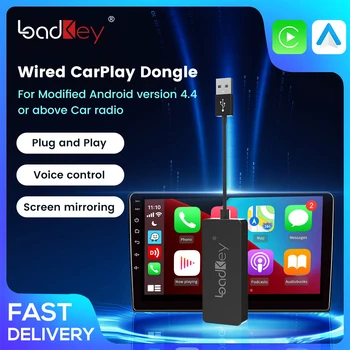 LoadKey&Carlinkit 에 대한 컴퓨 안드로이드 자동 WirelessAdapter 동글 안드로이드 화면을 자동차 놀이 넷플릭스는 쉬운 비디오