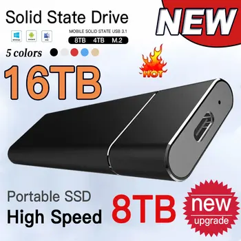 고속 하드 디스크 휴대용 SSD1TB 원래 고체 상태의 외부 드라이브 유형 C/USB3.0 저장 장치에 대한 노트북/데스크탑/Mac