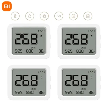 XIAOMI Mijia 스마트 블루투스 온도계 3 큰 LCD 무선 디지털 방식으로 전기 습도계가 온도 및 습도 3Mijia 램