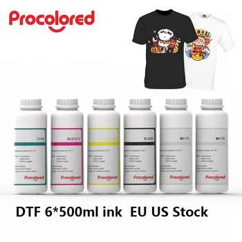 Procolored DTF 잉크 100ML/500ML/1000ML5color/정에 대한 직접적인하는 필름 프린터 DTF 전송 프린터