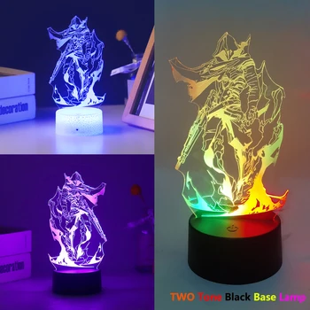 새로운 게임 VALORANT3D Led 빛 아이에 대한 애니메이션 홈 일몰 램프 크리스마스 아이들이 환상 장식 선물을 전조 흥