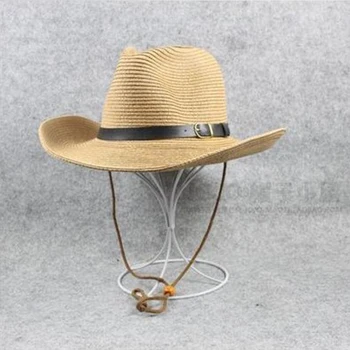 새로운 여분 큰 크기 62cm Foldable 재즈 밀짚 모자 남자와 여자는 여름에 해변을 끈 선 야외 스포츠 모자매
