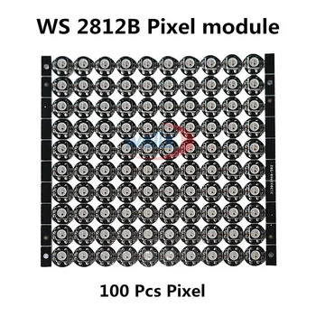 50~1000 4-Pin WS2812B WS2812LED 칩 및 방열판 5V5050RGB WS2811IC Ingebouwde