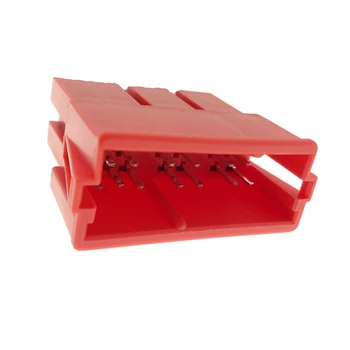 Biurlink 폭스바겐을 위한 VDO 미니 ISO 커넥터 플러그 빨간색 연락처 미니 ISO 는 마이크로 타이머 주름