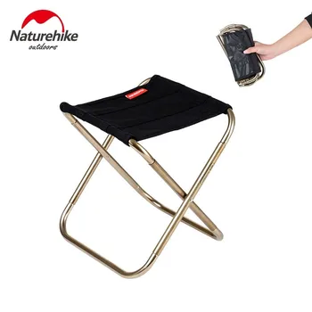 Naturehike 의자 의자 접히는 의자 옥외 알루미늄 합금 낚시의 자 휴대용 하이킹하는 옥외 등받이를 초경량 바비큐