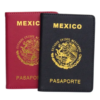 멕시코 여권 커버 합성 가죽 미국 멕시코 여행을 문서 보호 Certification 카드 소지자 남자 여자