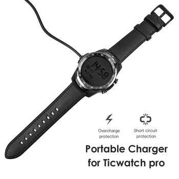 1m 똑똑한 시계 USB 크래들 충전 케이블에 대한 독 Ticwatch 프로 2020/Ticwatch 프로 똑똑한 팔찌 교환 충전 케이블