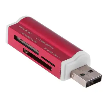 USB2.0 4in1 멀티 메모리 카드 판독기에서 모두 하나 Cardreader SD/SDHC/Mini SD/MMC/TF 카드/MS 강사 de tarjetas
