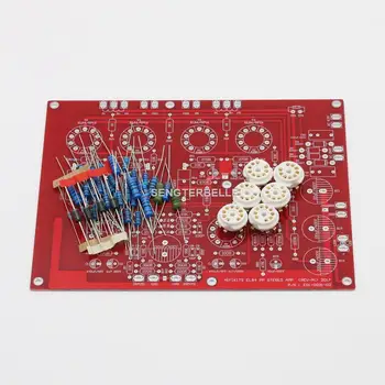 EL84 스테레오 푸시-풀 증폭기 PCB Hifi 관 프리앰프 보드 kit