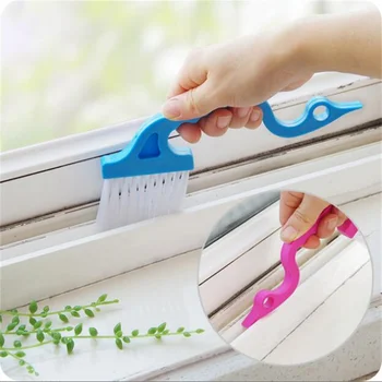 끈끈한 Clean1Pcs 손으로 개최 Groove 갭 청소 Tools 문 창 추적 부엌 청소 브러쉬 홈 깨끗한 도구