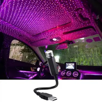 LED 빛나는 밤하늘 밤 빛 5V USB 전원 로맨틱 갤럭시 스타 프로젝터 램프에 대한 자동차 지붕 객실 천장이 장식 플러그 앤 플레이