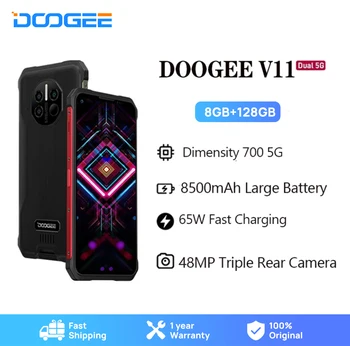 DOOGEE V11 듀얼 5G 견고한 휴대 전화 6.39