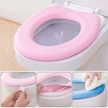 1 개수 변기 커버 재사용할 수 있는 화장실에 좌석을 경우 빨 수 있는 화장실 Pad 욕실 액세서리