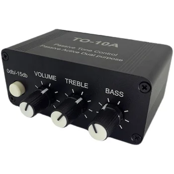 TO-10A NE5532 스테레오 음악,오디오 신호 Pre-amplifier A 헤드폰 증폭기 보드 RCA3.5MM Treble 베이스톤