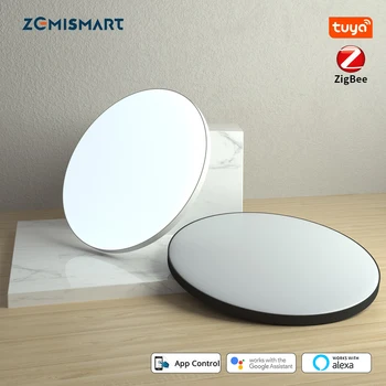 Zemismart Tuya Zigbee24W 스마트 LED 천장 빛 RGBCW 욕실 램프 Alexa Google 홈 글랜면 장착 디 밍이 가벼운