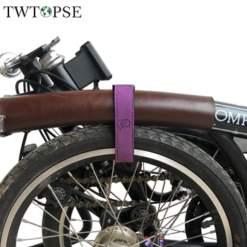 TWTOPSE 자전거 프레임 바퀴 고정 스트랩 Brompton 접이식 자전거 3SIXTY PIKES 바인딩 벨트 루프가 자전거 자전거 바지 스트랩