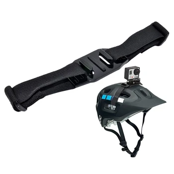 조정가능한 자전거 헬멧을 머리 스트랩 벨트 마운트 홀더 어댑터 GoPro Hero10 9 8/7/6/5/4/세션 SJCAM Xiaomi 액세서리